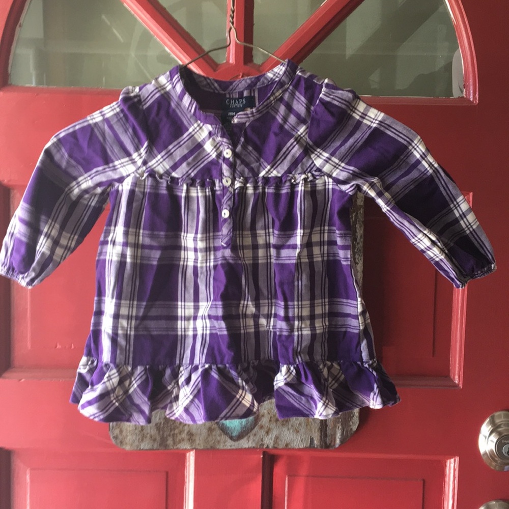 Chaps Toddler Girls Shirt.